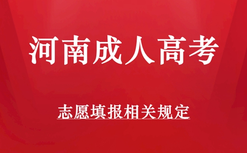 河南成人高考志愿填报